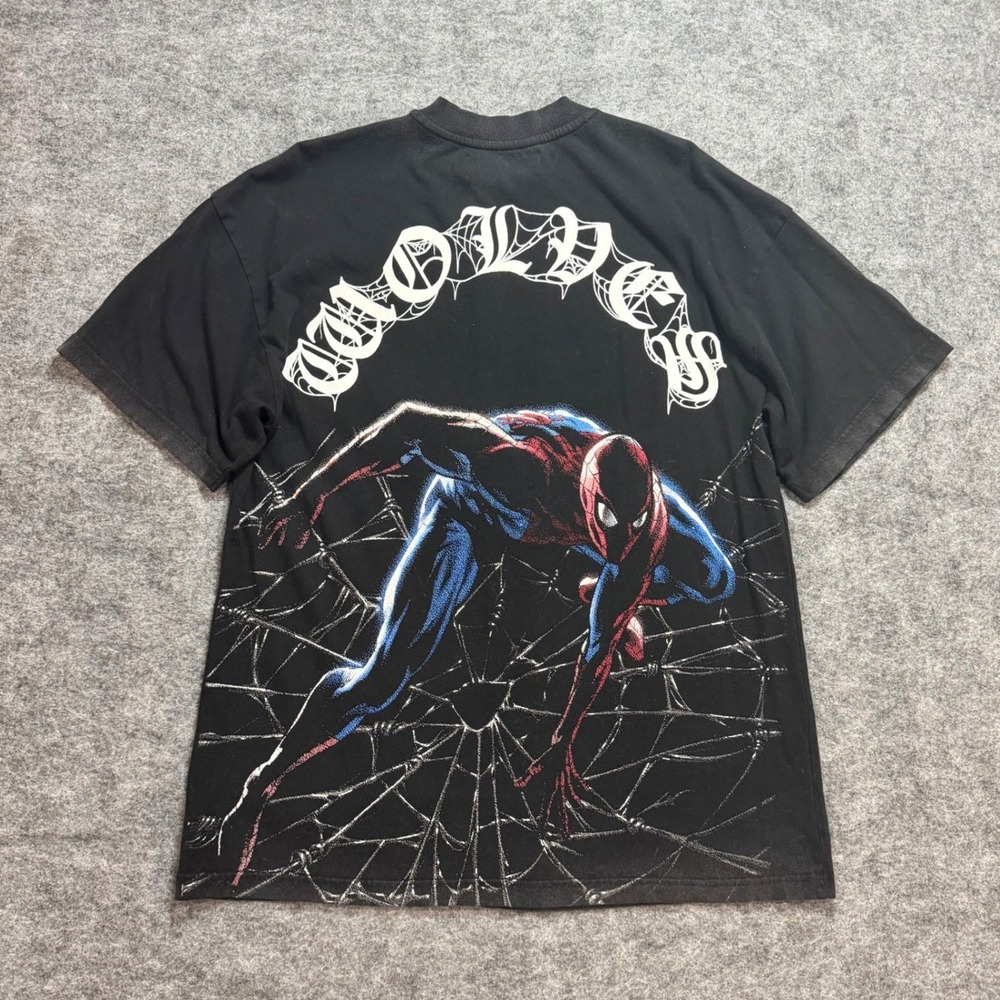 Darc Sport X Marvel Spider-Man "SpiderMans Web" Mens Small Wolves Tee 967/1000